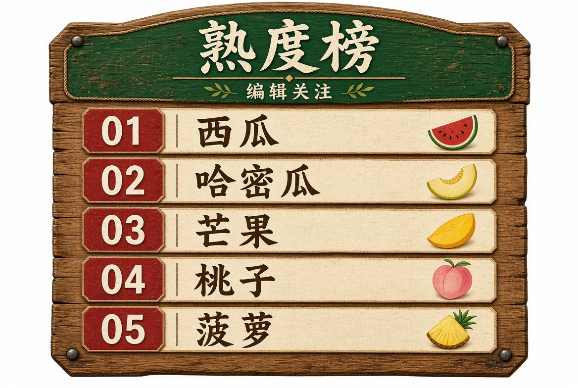 熟度榜主题画面